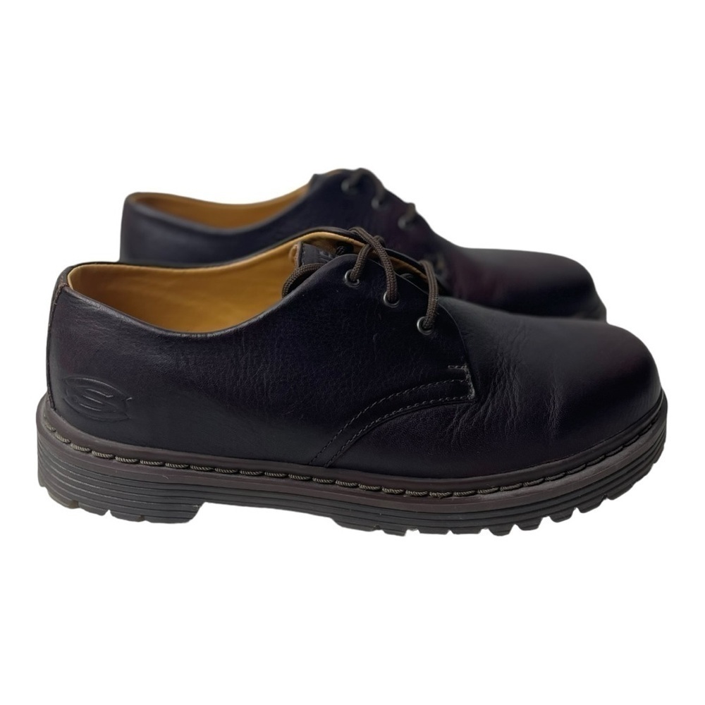 Vintage Y2K Skechers Men’s Brown Leather Oxford Shoes - Picture 4 of 9